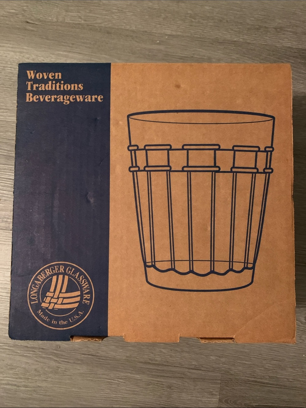 Woven Traditions Beverageware - 12 oz Tumbler - Longerberger NEW Vintage
